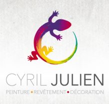 Logo Cyril Julien Peinture // Les Hameçons Cibles