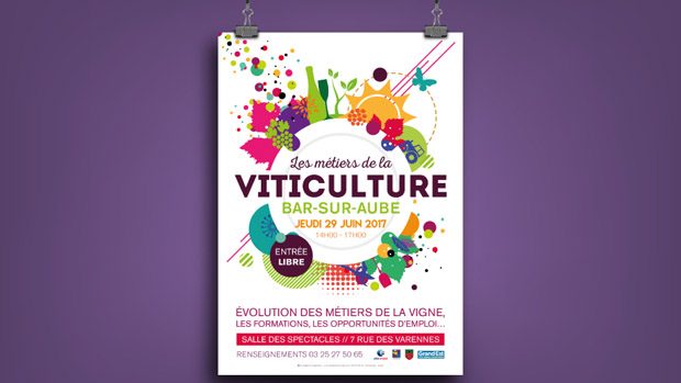 Affiche Métiers Viticoles